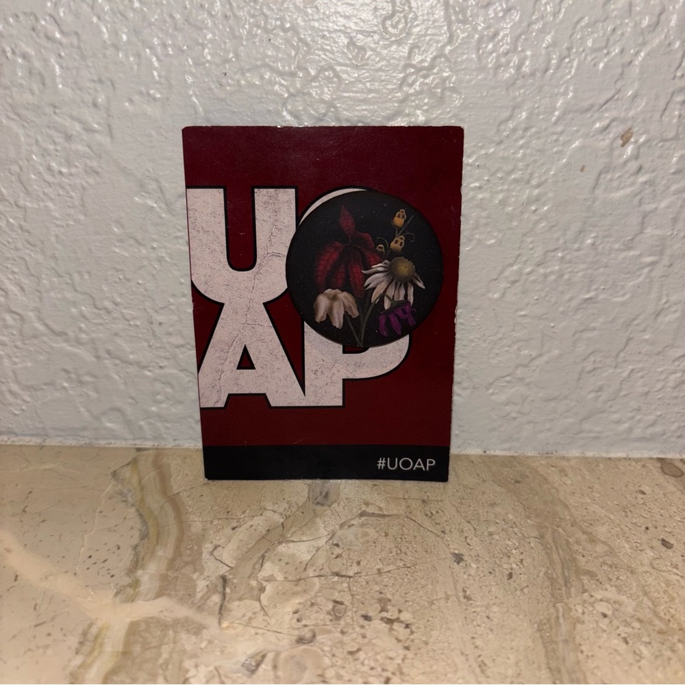 2025 UOAP Stop And Smell The Roses Floral Button
